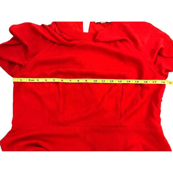 Charlie Paige Women's Red Halter Mini Dress Size Large - Picture 10 of 12